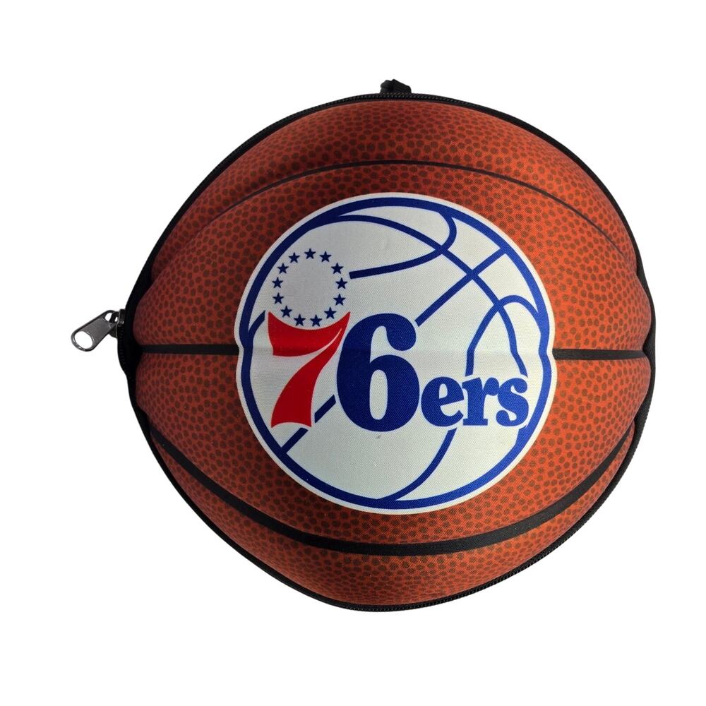 Philadelphia 76ers Basketball Duffle Gym Bag Blue Black NWOT